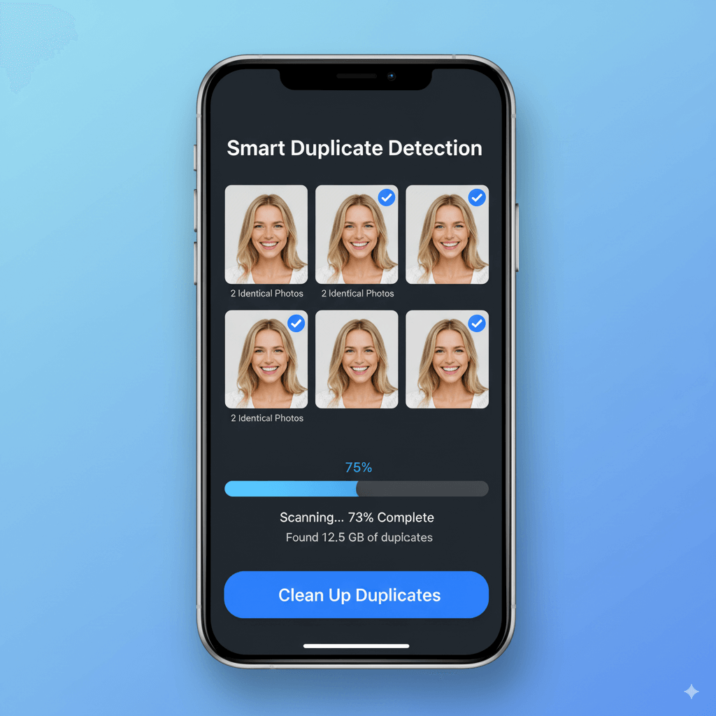 Smart duplicate detection screenshot